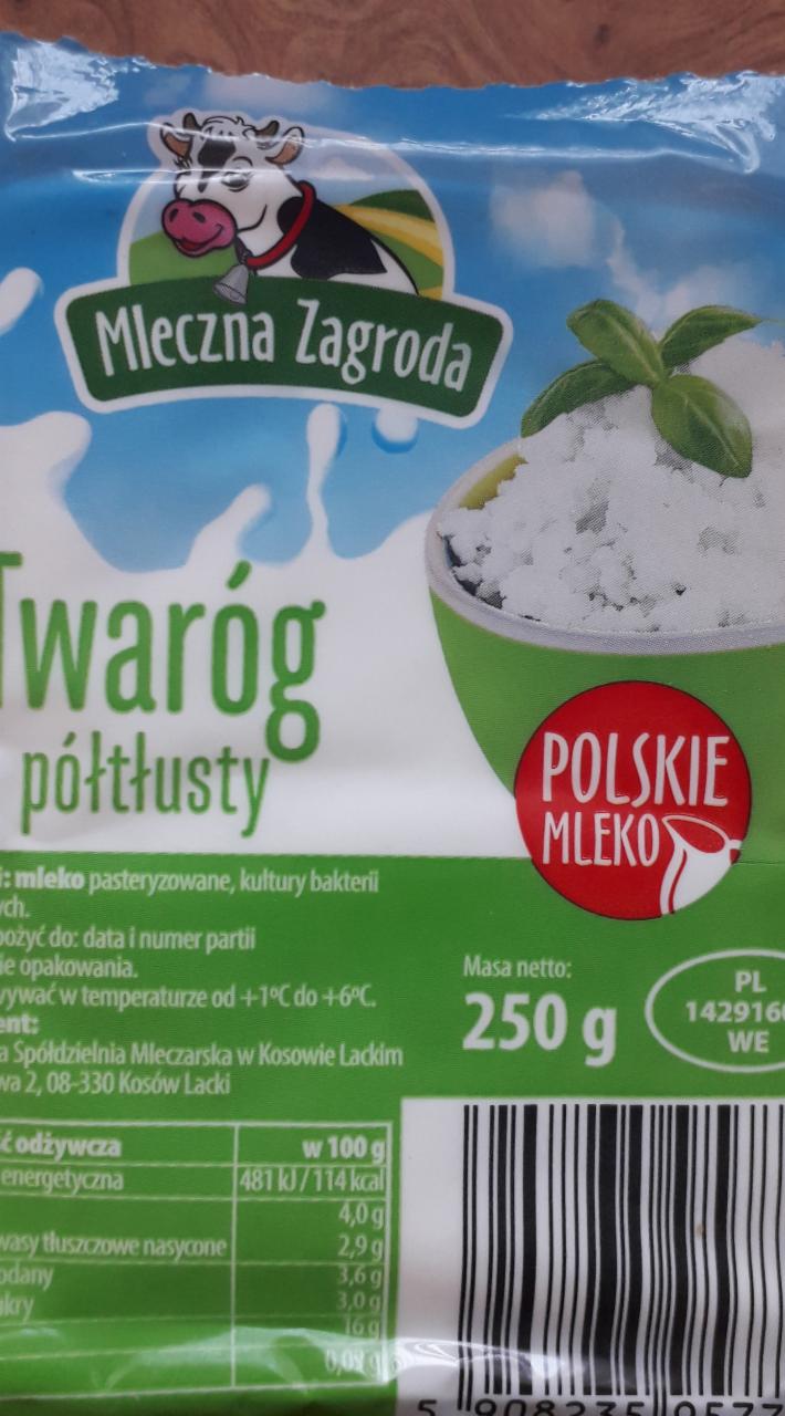 Fotografie - twaróg poltlusty Mleczna Zagroda