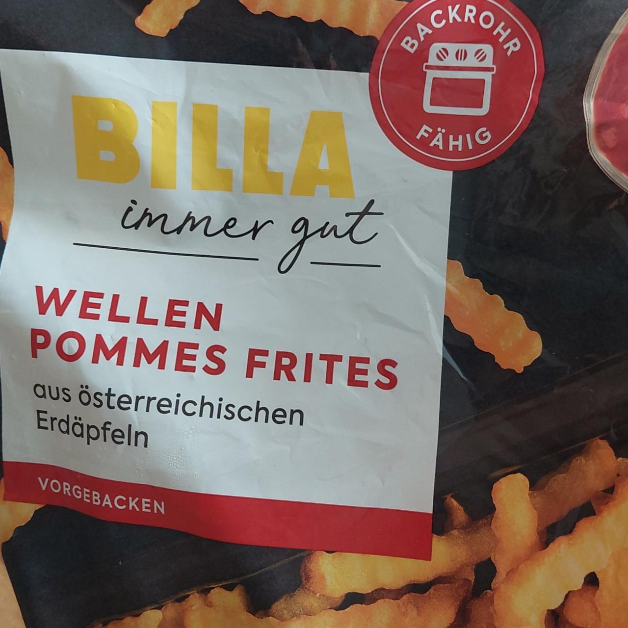 Fotografie - Wellen Pommes Frites Billa