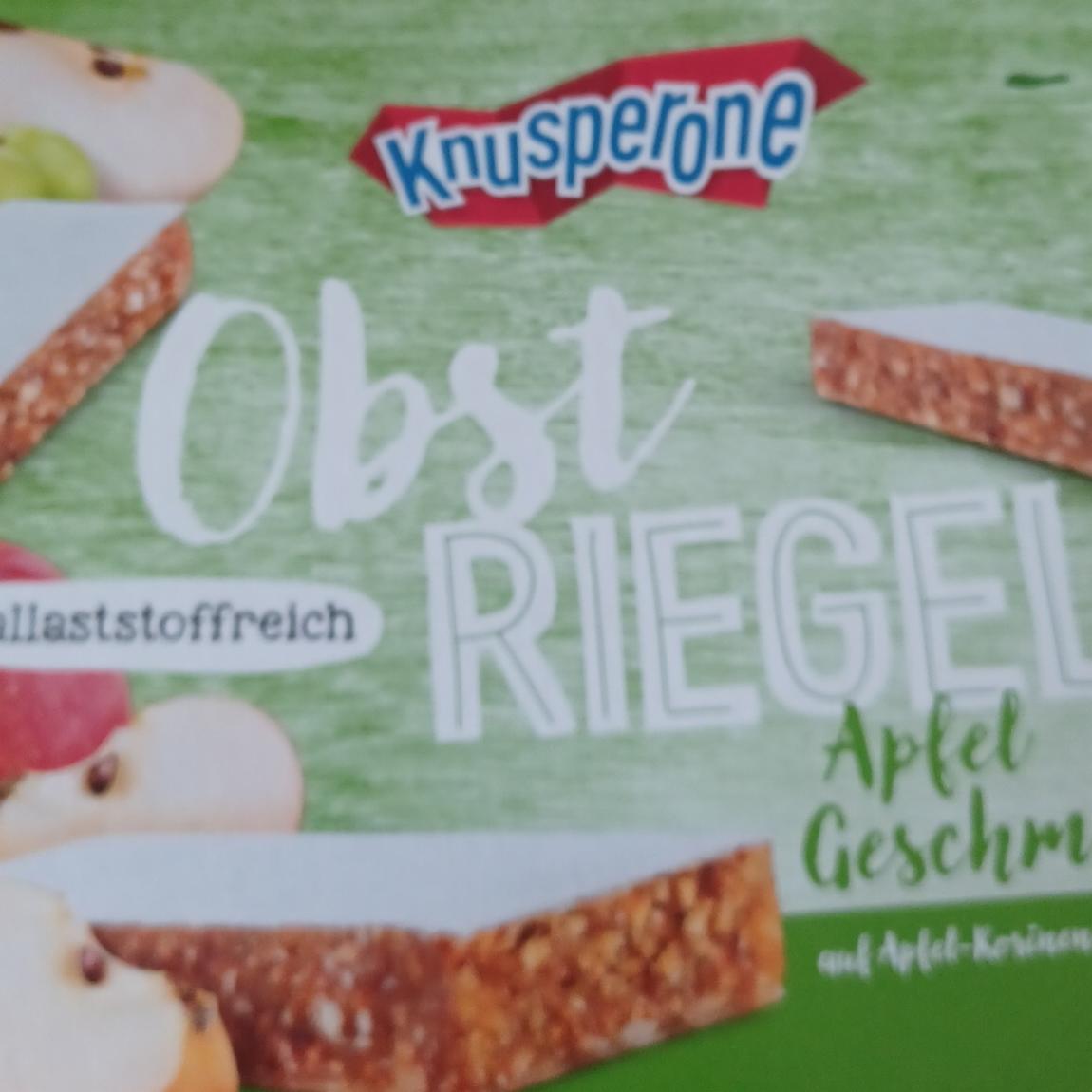 Fotografie - Obst Riegel Apfel Knusperone