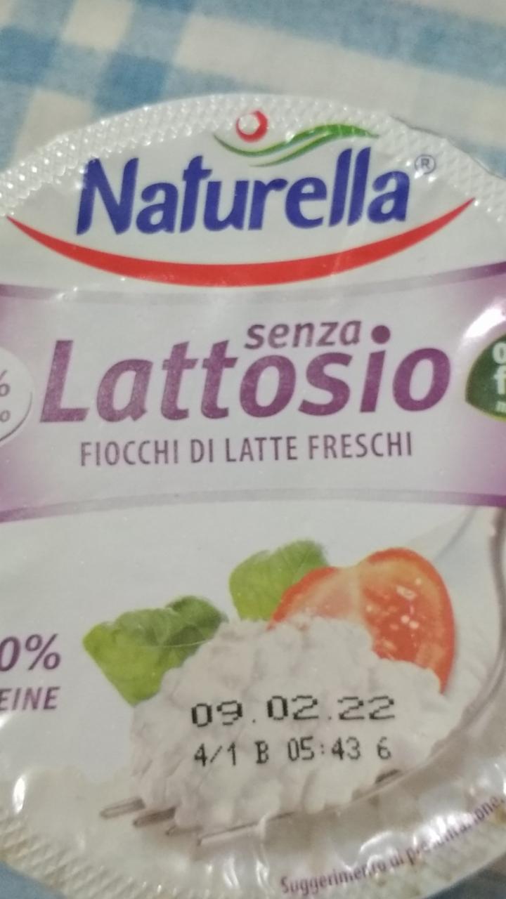 Naturella fiocchi di latte senza lattosio - kalórie, kJ a nutričné hodnoty