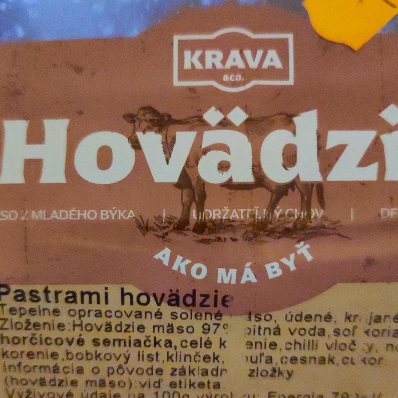 Fotografie - Hovädzie pastrami KRAVA