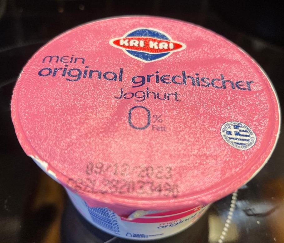 Fotografie - Mein original griechischer Joghurt 0% Fett Kri Kri