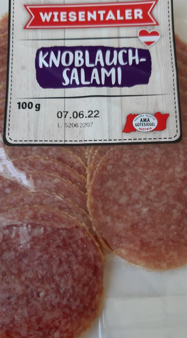 Fotografie - Knoblauch-salami Wiesentaler