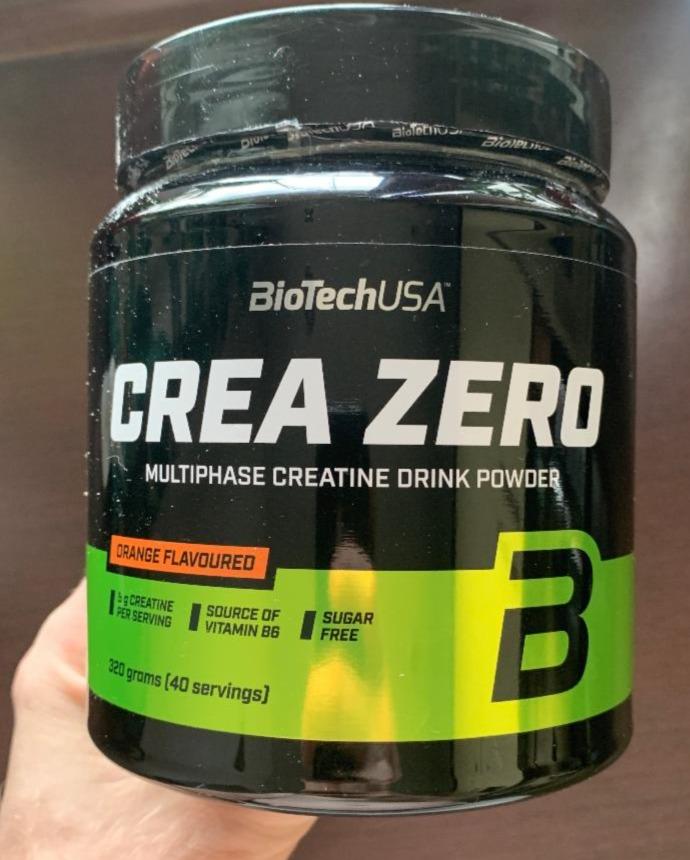 Fotografie - Crea Zero Multiphase Creatine Drink Powder Orange Flavoured BioTechUSA