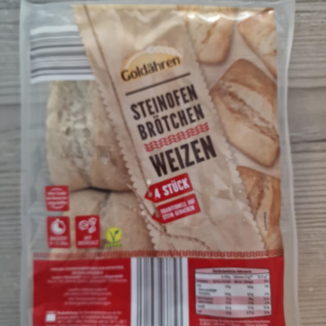 Fotografie - Steinofen Brötchen Weizen Goldähren