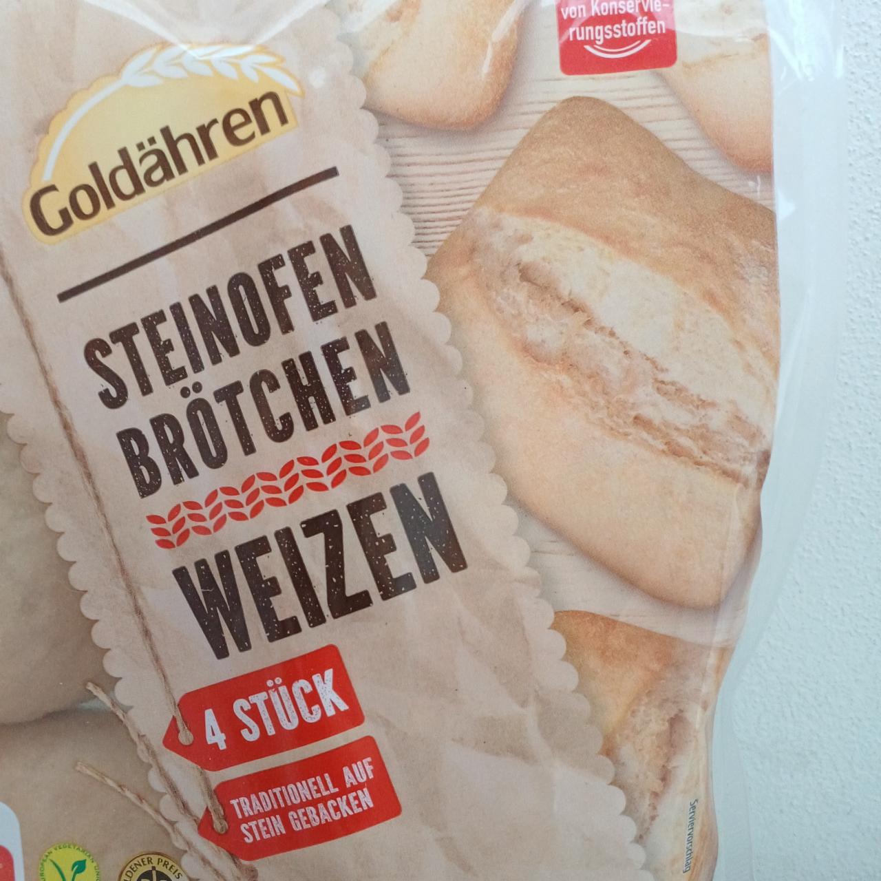 Fotografie - Steinofen Brötchen Weizen Goldähren