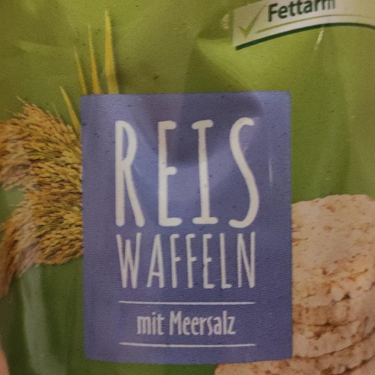 Fotografie - Reis Waffeln mit Meersalz