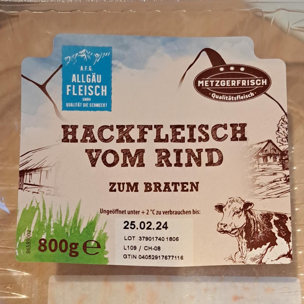 Fotografie - Hackfleisch vom Rind zum braten Metzgerfrisch