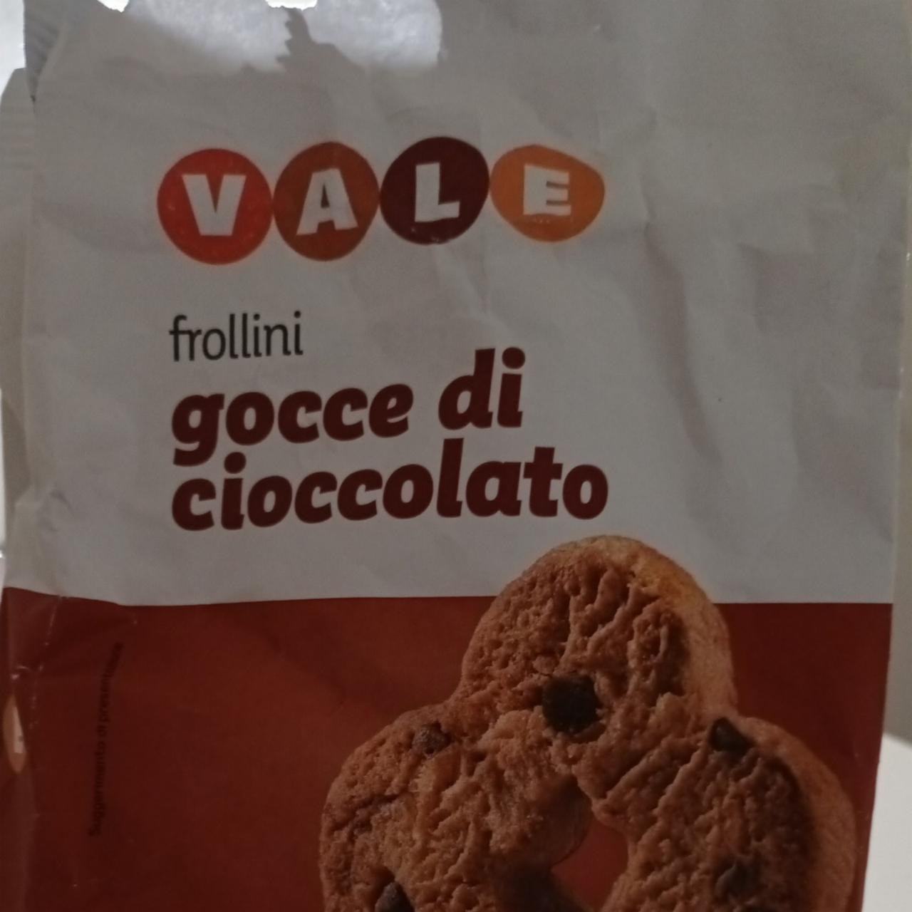 Fotografie - frollini gocce di cioccolato Vale