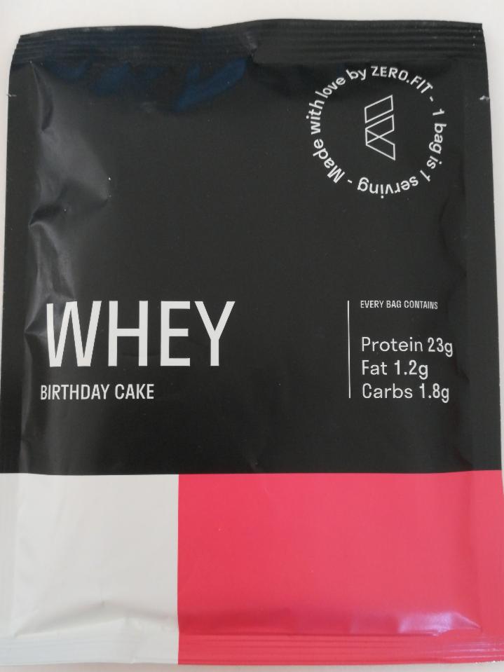 Fotografie - Whey Birthday cake Zero fit