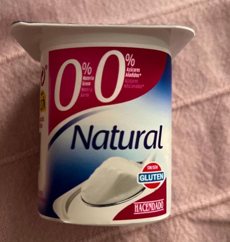 Fotografie - Yogur Natural 0% Hacendado