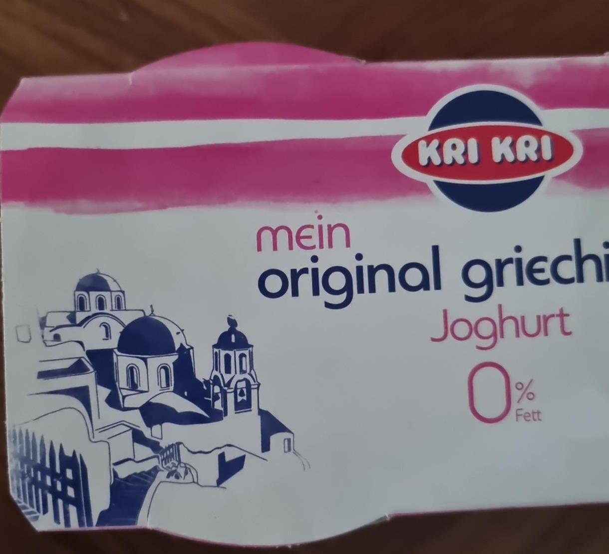 Fotografie - mein original griechische joghurt 0% fett Kri Kri