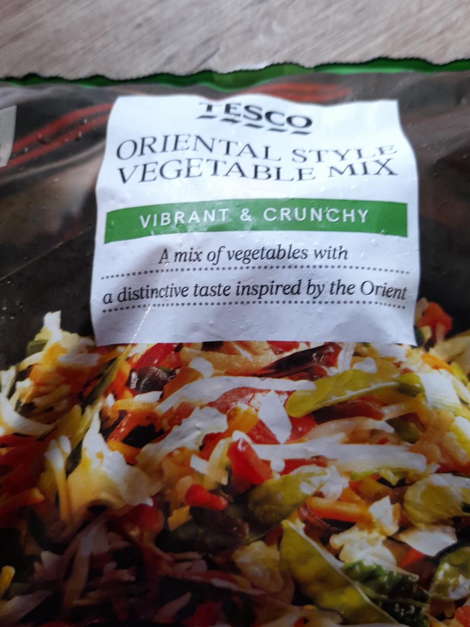 Fotografie - Tesco Oriental style vegetable mix