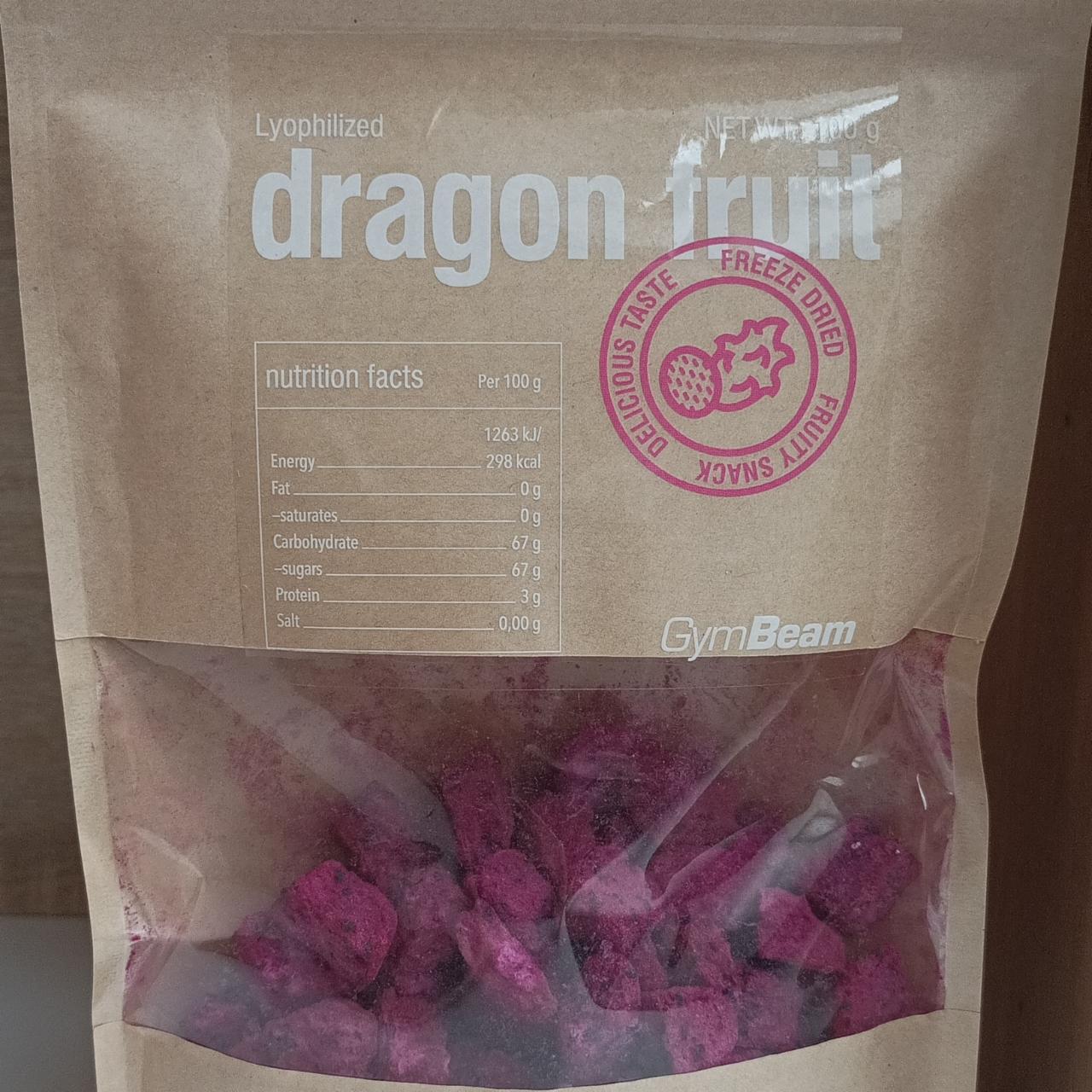 Fotografie - Lyophilized Dragon Fruit GymBeam