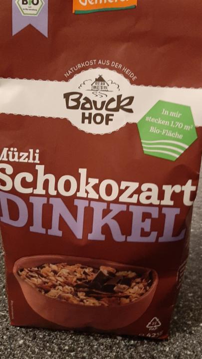 Fotografie - Müzli Schokozart DINKEL