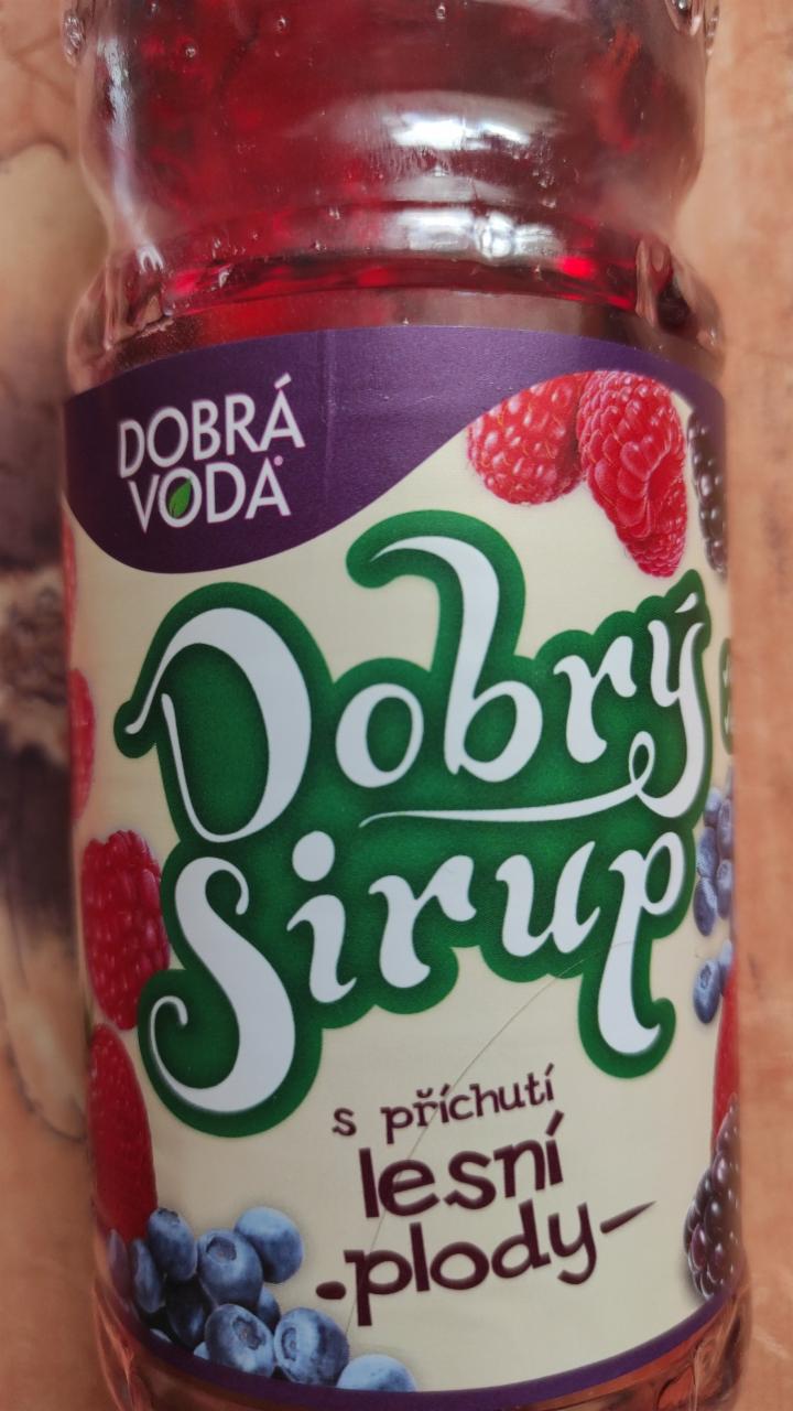 Fotografie - Dobrý sirup Lesní plody Dobrá voda