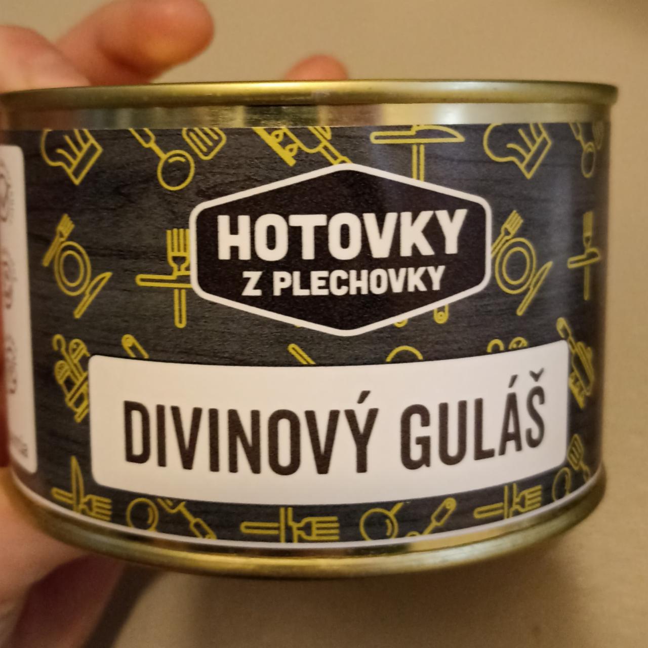 Fotografie - Divinový guláš Hotovky z plechovky