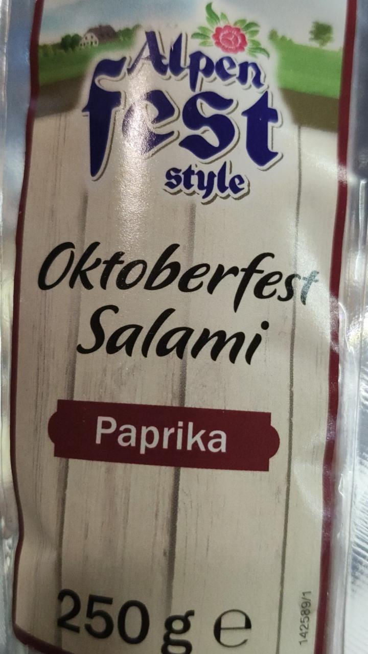 Fotografie - oktoberfest salami paprika