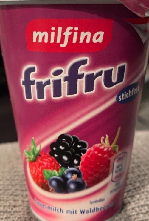 Fotografie - Frifru Sauermilch mit Waldbeeren Milfina