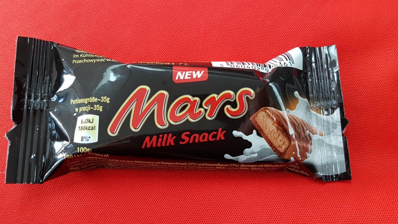 Fotografie - mars mliecny snack