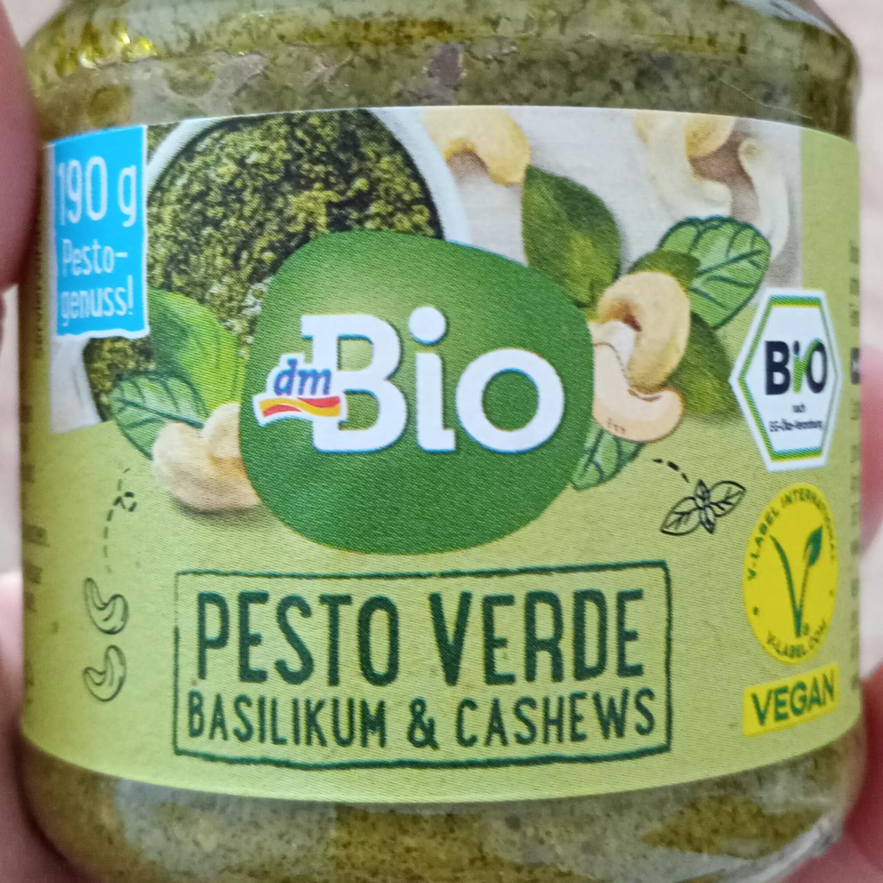 Fotografie - Pesto Verde Basilikum & Cashews dmBio
