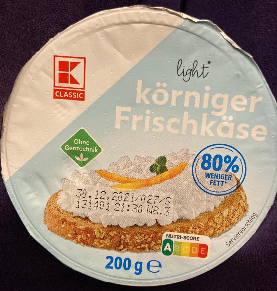 Fotografie - körniger Frischkäse light K-Classic