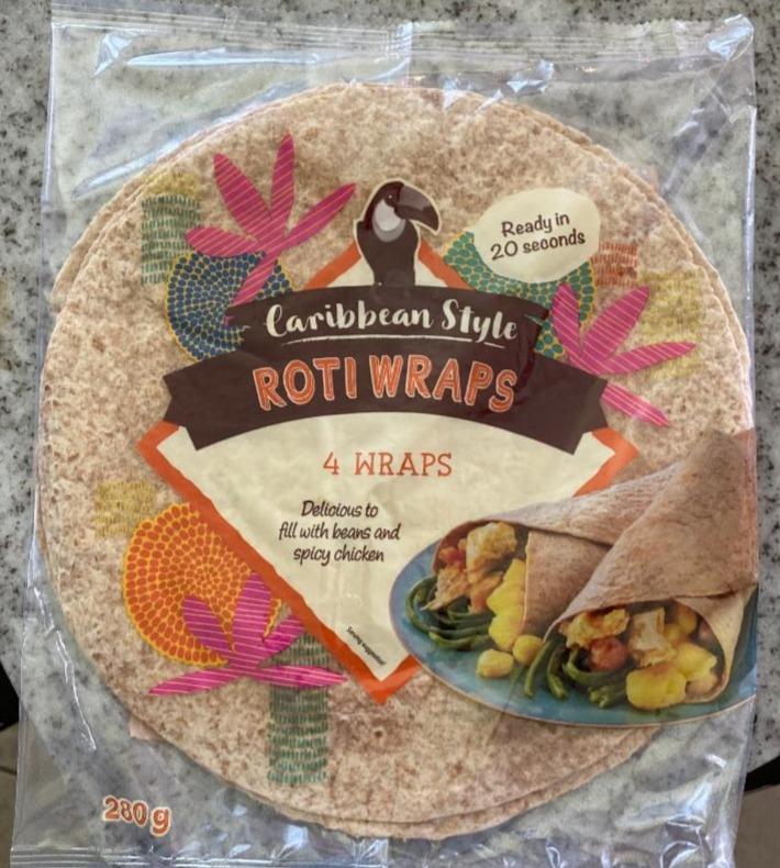 Fotografie - Caribbean style Roti wraps