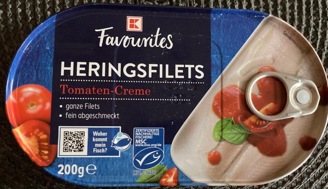 Fotografie - Heringsfilets Tomaten-Creme K-Favourites