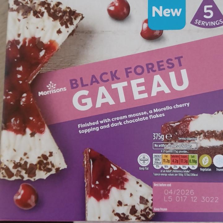 Fotografie - Black Forest Gateau Morrisons