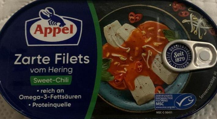 Fotografie - Zarte filets vom hering Sweet-chilli Appel