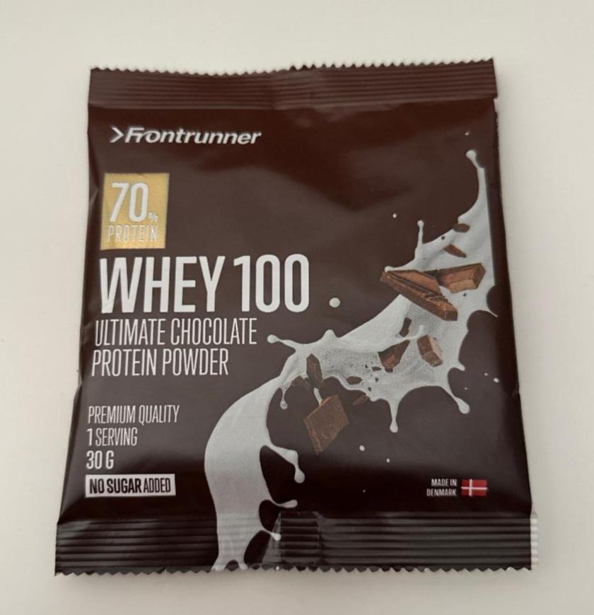 Fotografie - Whey 100 Ultimate Chocolate Protein powder Frontrunner