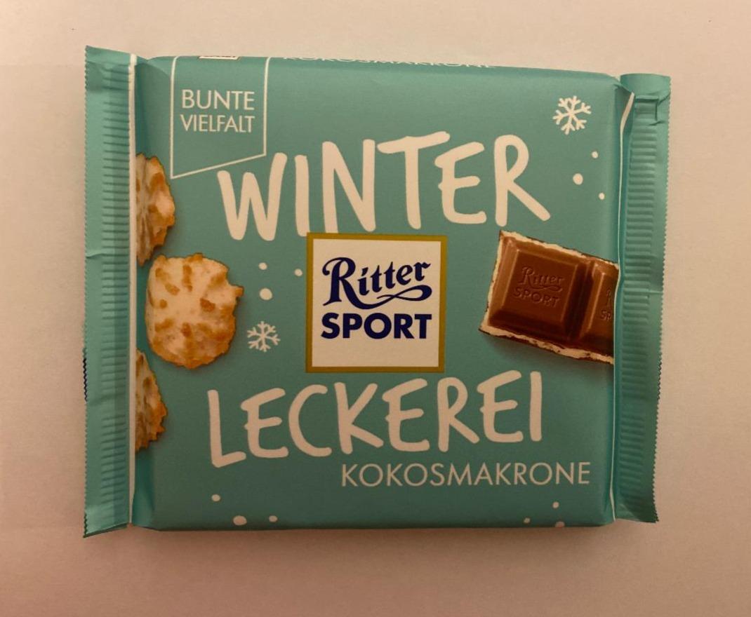 Fotografie - Ritter Sport kokos-makrone Winter kreation