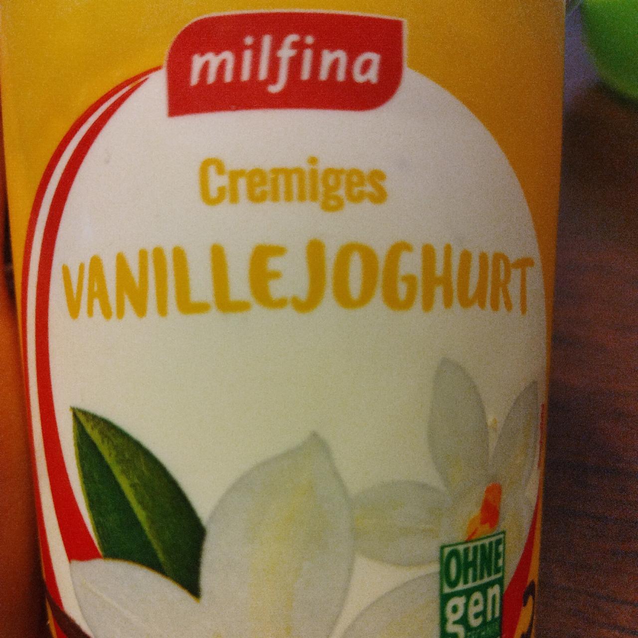 Fotografie - Cremiges Vanillejoghurt Milfina