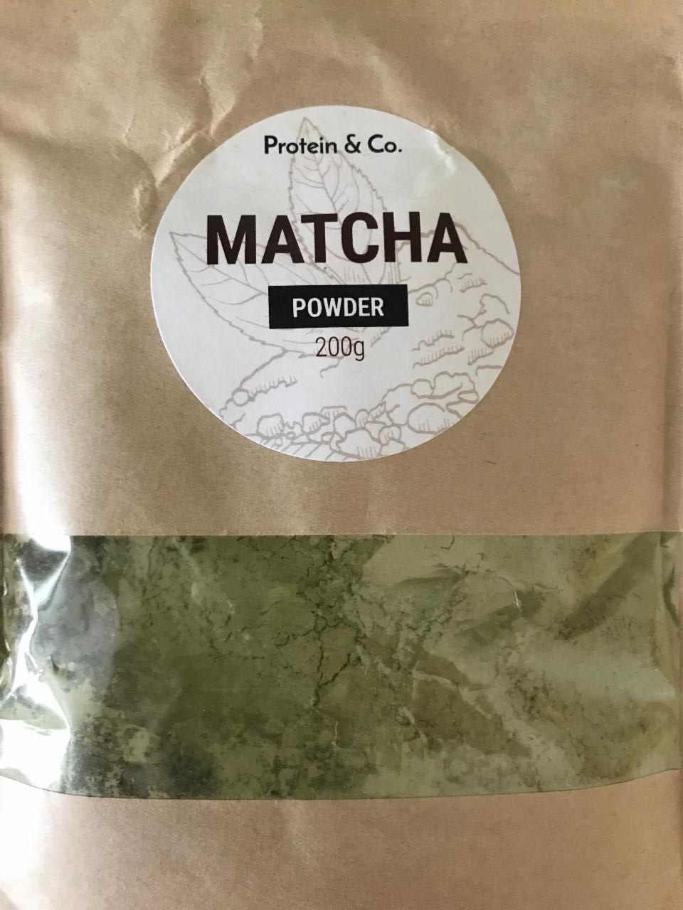 Fotografie - MATCHA powder Protein & Co