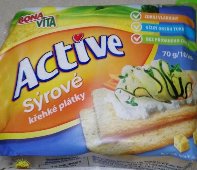 Fotografie - Active krehké plátky syrové Bonavita