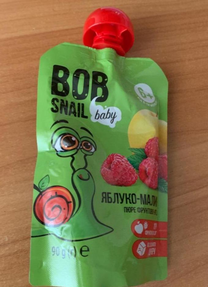 Fotografie - Пюре для детей Яблоко-малина Baby Bob Snail