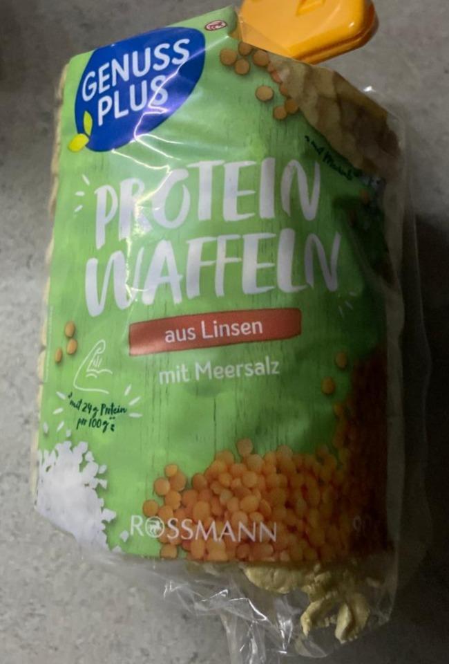 Fotografie - Protein waffeln aus Linsen mit Meersalz Genuss plus