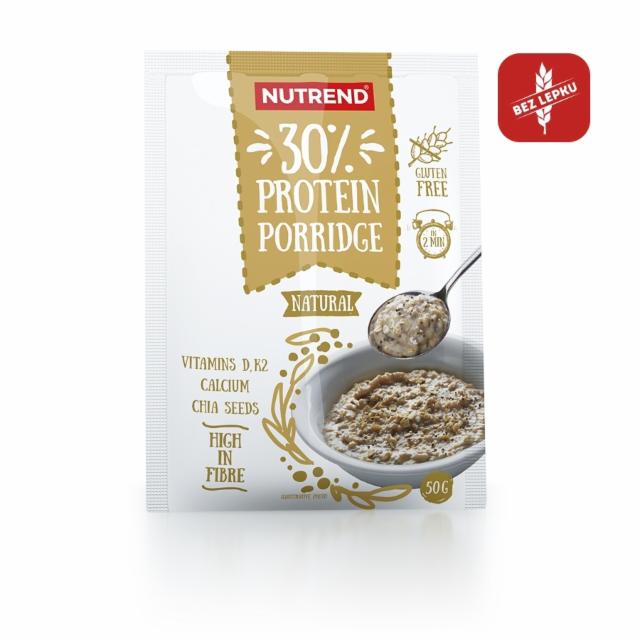 Fotografie - 30% protein porridge natural Nutrend
