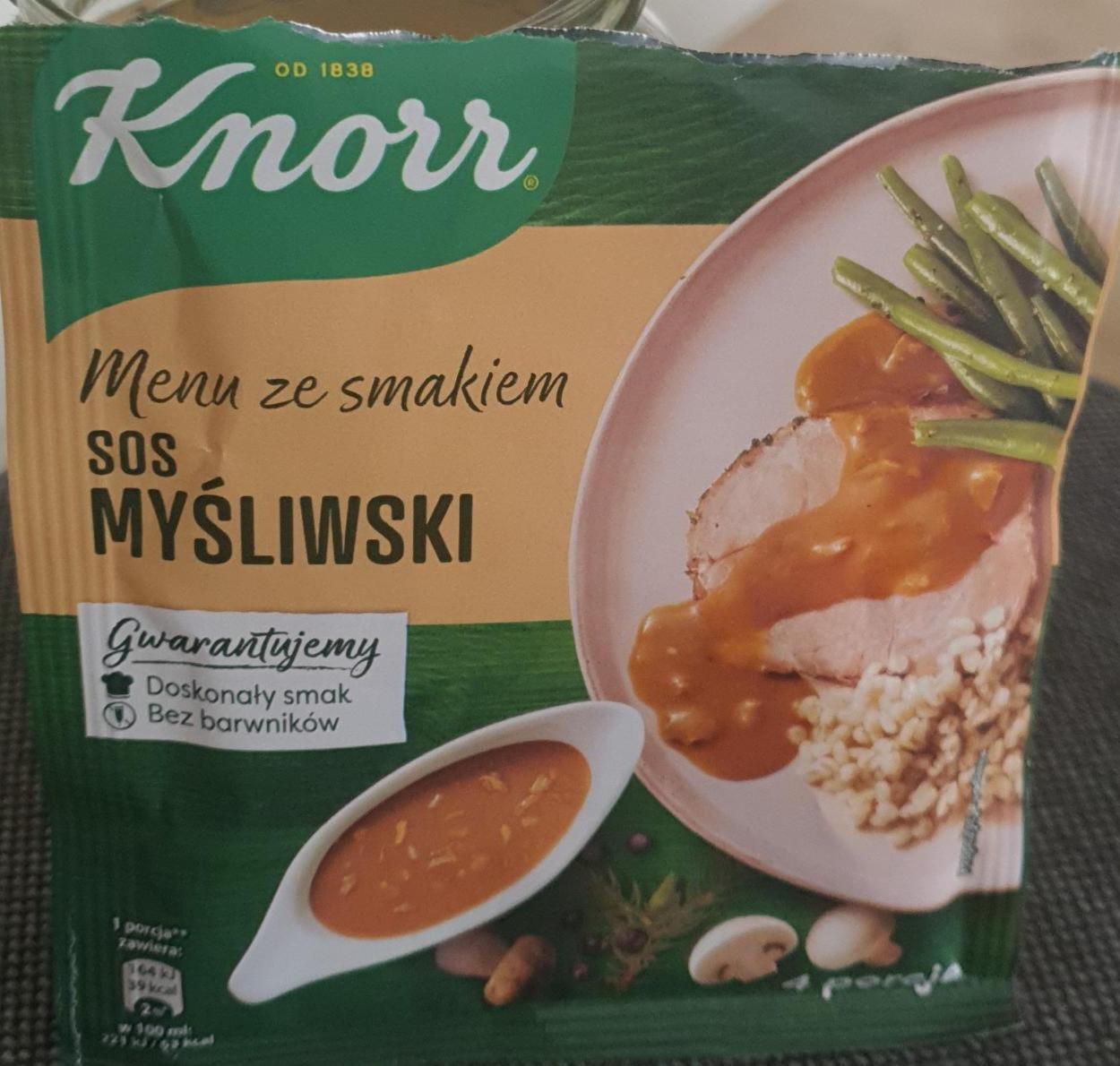 Fotografie - Sos Mysliwski Menu ze smakiem Knorr