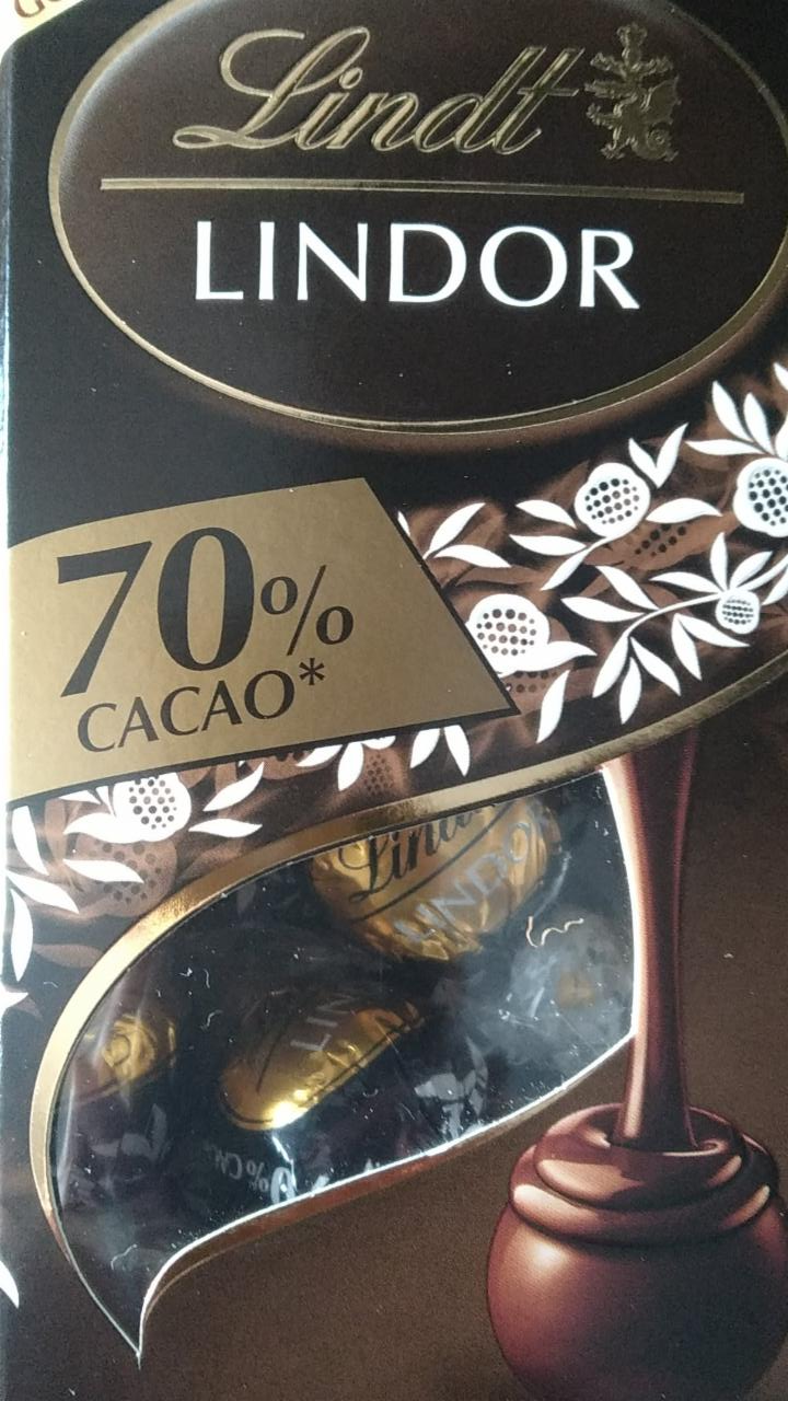 Fotografie - Lindor 70% cacao Lindt