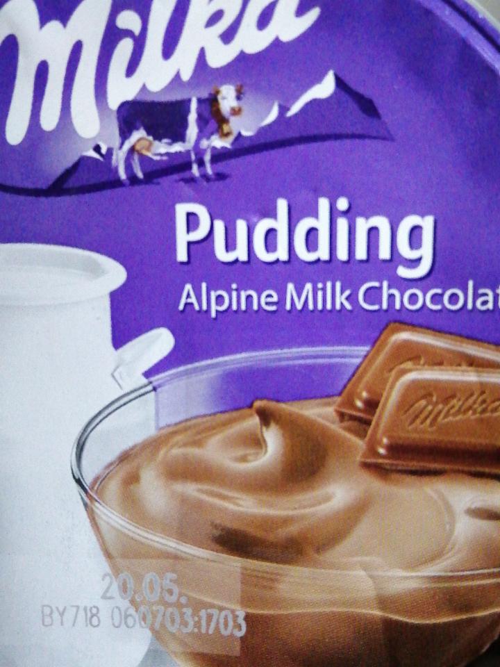 Fotografie - Milka Pudding Alpine Milk Chocolate