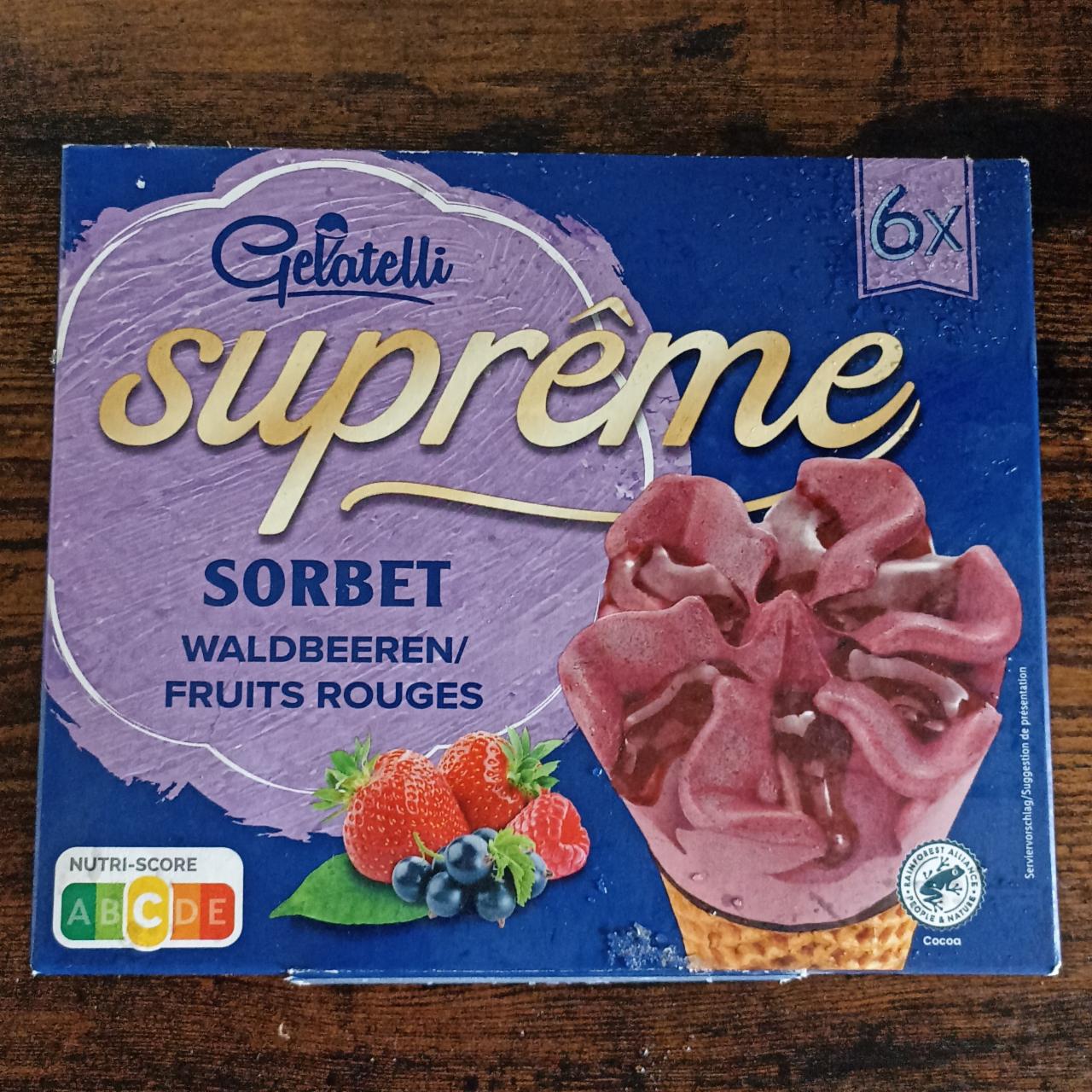 Fotografie - Sorbet cones supreme Red fruit Gelatelli