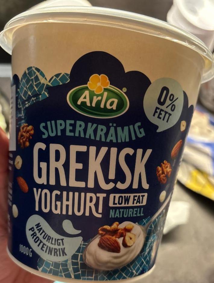Fotografie - řecký jogurt, grekisk yoghurt low fat Arla