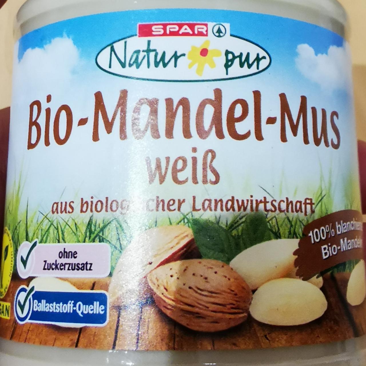 Fotografie - Bio-Mandel-Mus weis Spar Natur pur