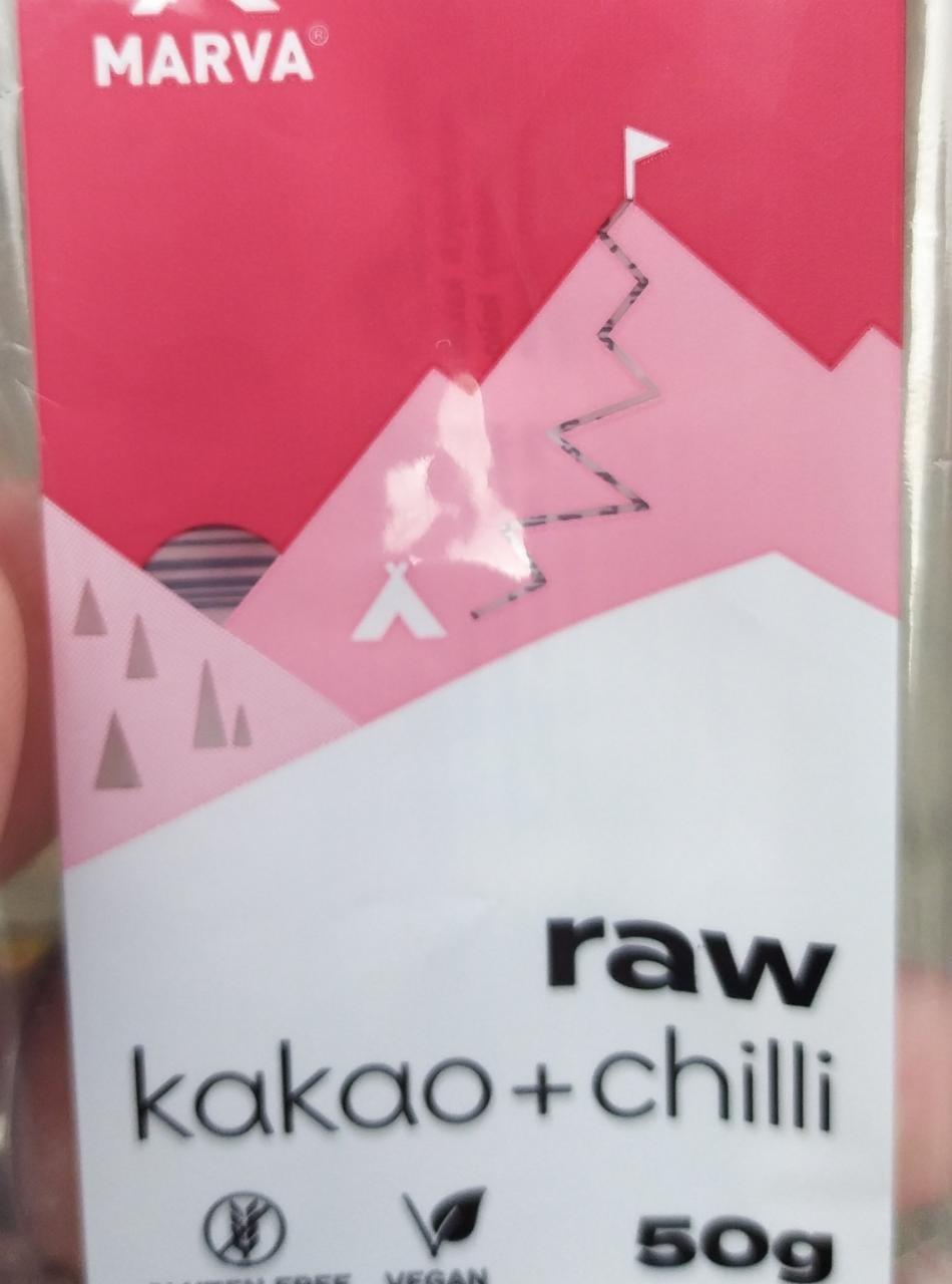 Fotografie - raw kakao+chilli Marva