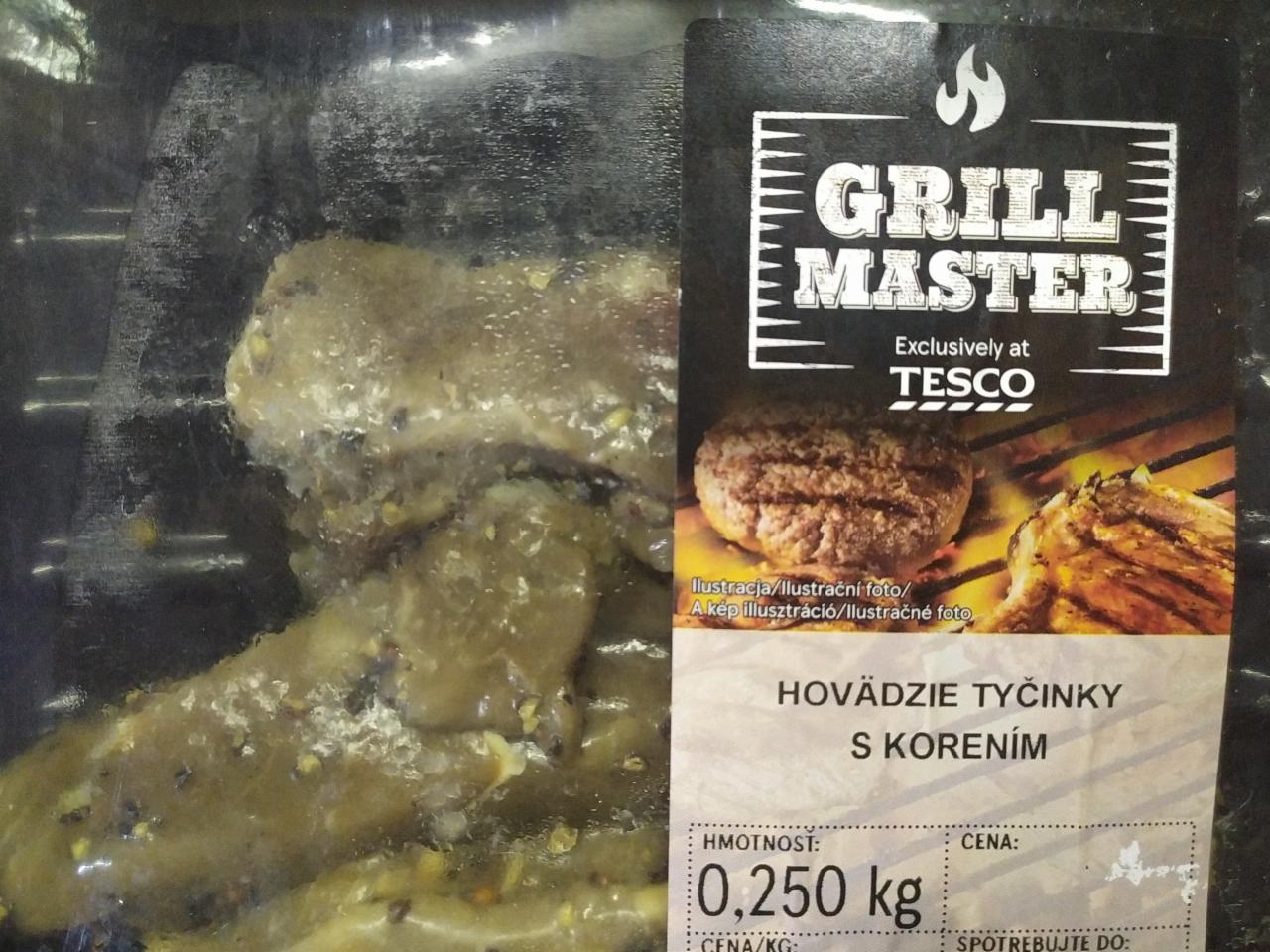 Fotografie - hovädzie tyčinky s korením grill master