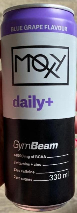 Fotografie - MOXY daily+ Blue grape flavour GymBeam