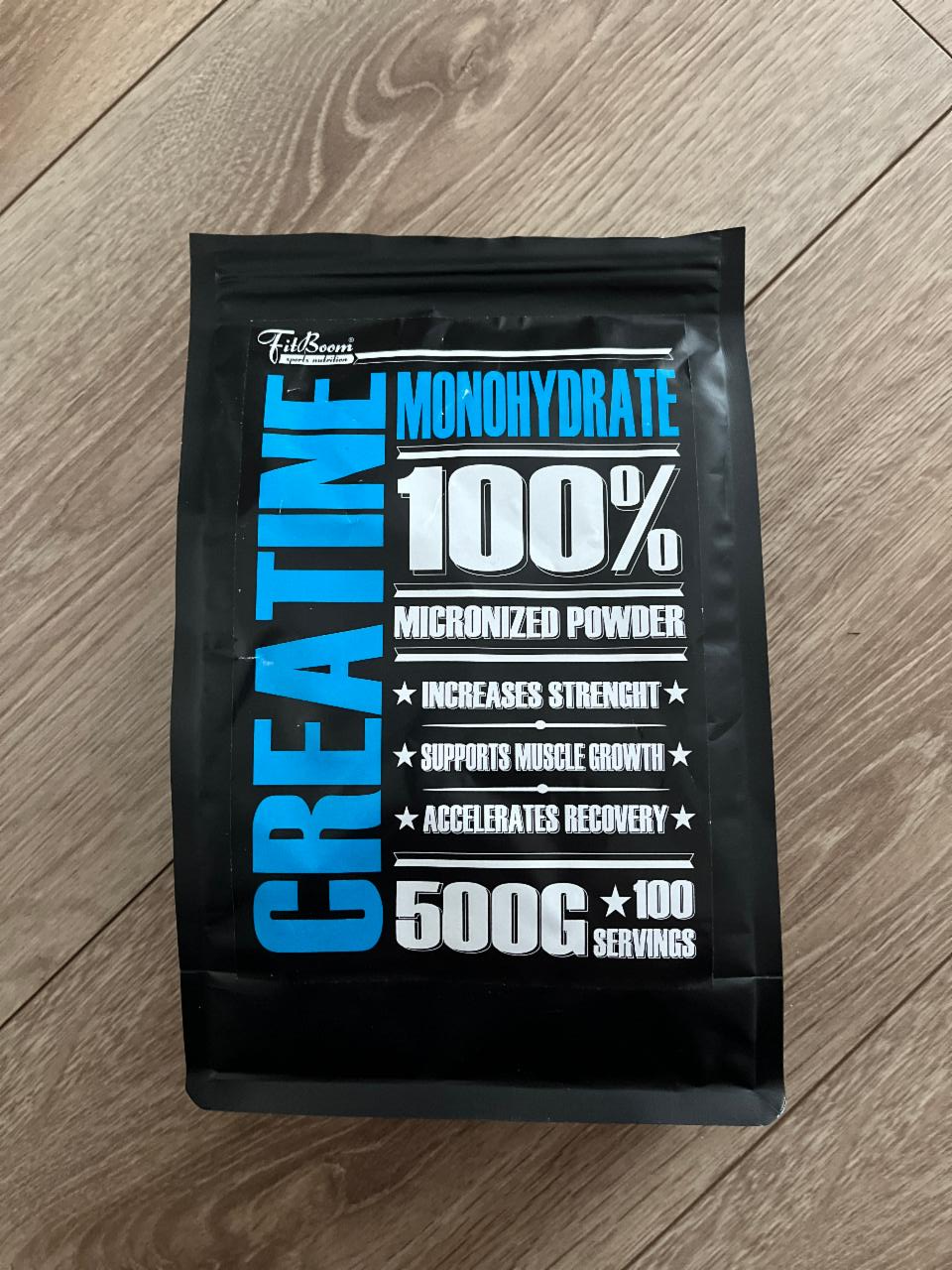 Fotografie - Creatine Monohydrate 100% FitBoom