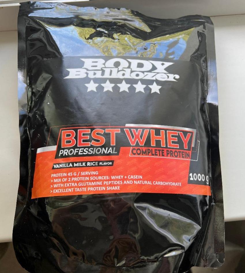 Fotografie - Best whey professional complete protein Vanilla Milk Rice BodyBulldozer