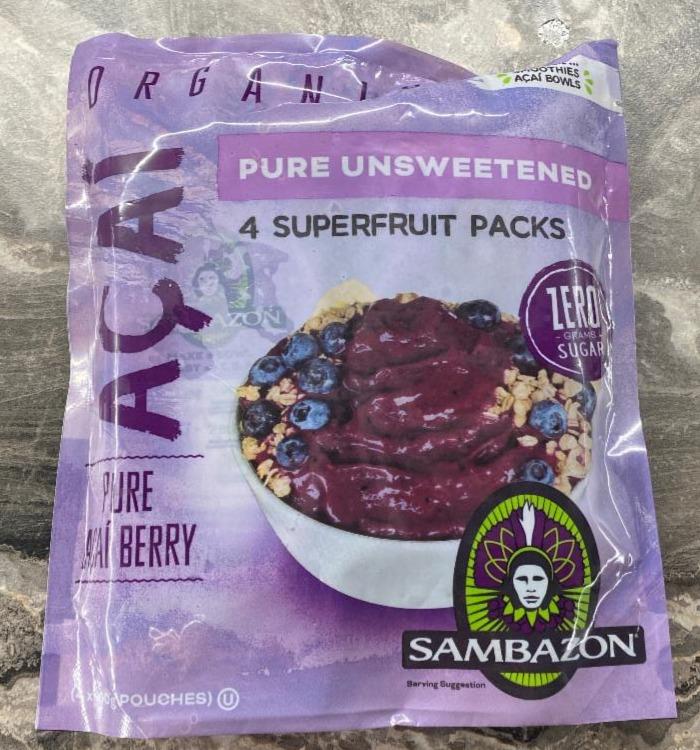 Fotografie - acai pure Sambazon